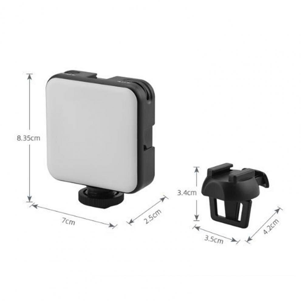 Fill Light Adjustable Rechargeable Plastic Photography Lighting Meeting Lamp Chargable Photography Lighting Video Clip Fill Lamp