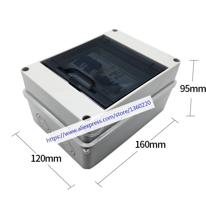 with Distribution box home interlocked manual (automatic) conversion DZ47 2P C63 dual power switch (micro dual power)