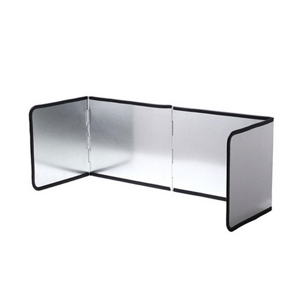 Oil Gas Stove Baffle Kitchen Anti Splatter Shield Guard Oil Anti-Splash Block 3-Sided Anti-Splashing Heat Insulation Two Size: Large