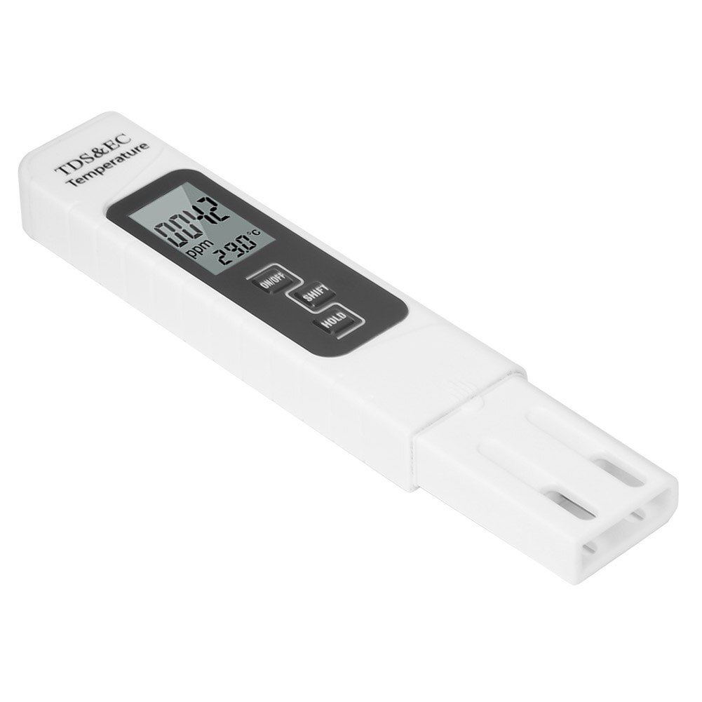 Testeur De Qualité D'Eau Numérique 3 En 1 - TDS, Température & Conductivité - Pour Eau Potable, Aquarium, Piscine - 10