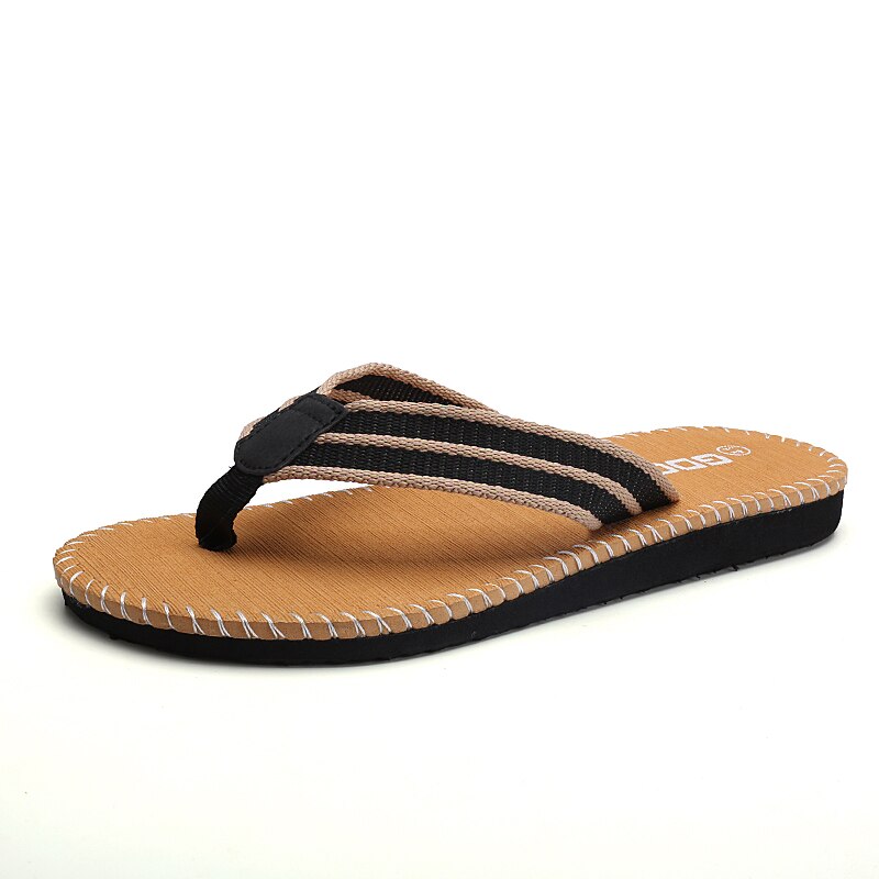 Herr flip flops bad strand sandaler tofflor för män lägenheter halkfria vattenskor inomhus & utomhus herr sandaler: Gul / 7.5