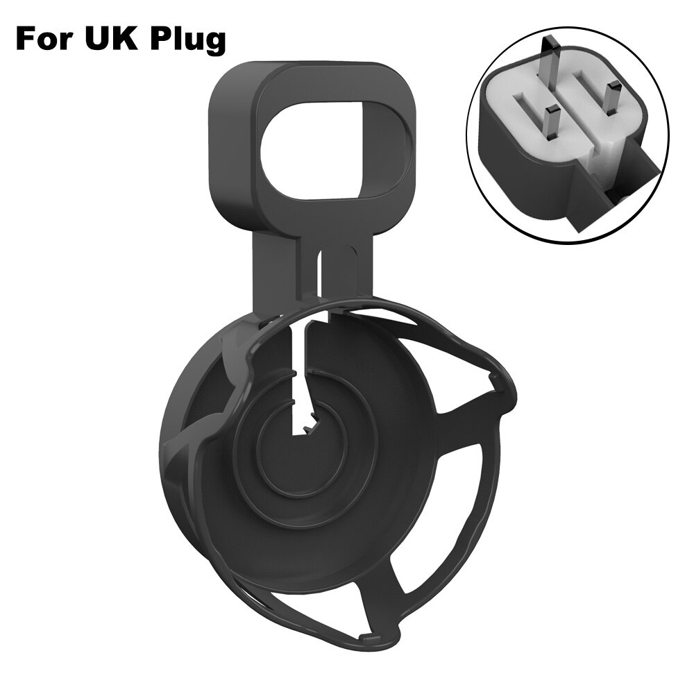 Support mural pour HomePod Mini, support de sortie de haut-parleur intelligent permettant de gagner de l&#39;espace, étagère murale pour Homepod uniquement pour prise américaine: Black For UK Plug