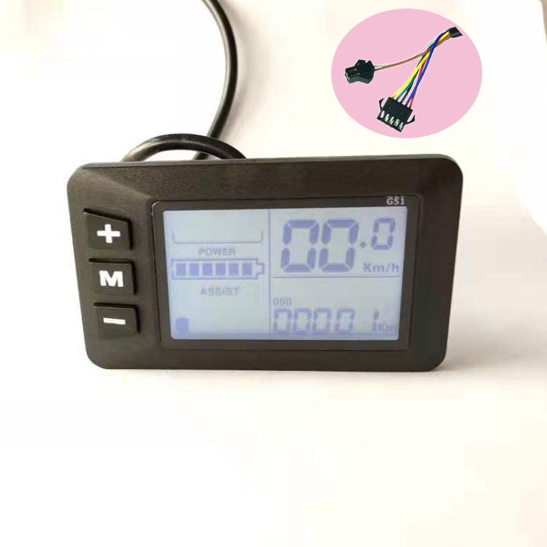 Elektrische Fiets Lcd Display S861 S850 LH100 SW900 S865 S866 EN06 G51 Voor Borstelloze Motor Fiets Ebike E-Scooter uart: G51