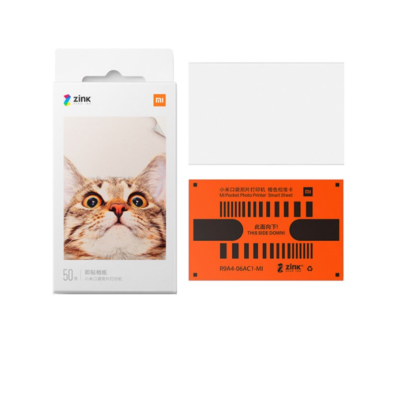 Xiaomi-impresora de bolsillo ZINK de , papel autoadhesivo, impresión fotográfica a color, Mini impresora de bolsillo de 3 pulgadas,