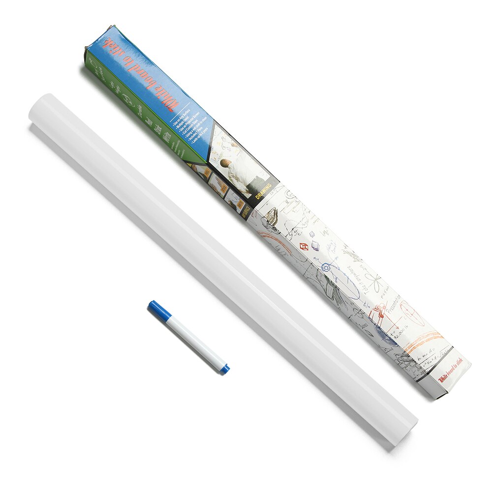 1 Pcs Whiteboard Stickers Removable Vinyl Draw 45x100/45*200cm Learning Office Notice School Office Supplies