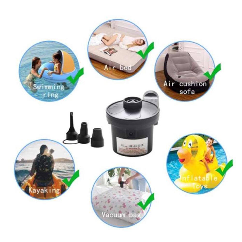 Portable Electric Inflator Pump Air Pump For Camping Air Bed Inflate Inflator Air Pump Inflatable Boat Pump For Mattress