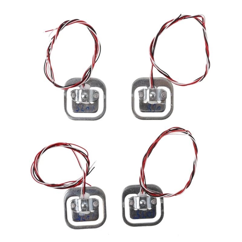 4Stck 50kg Menschlichen Maßstechen Wägezelle Gewicht Sensoren + HX711 AD Modul Körper zuletzt Zelle Wiegen Sensor Druck sensoren Messung Werkzeuge: Sensor