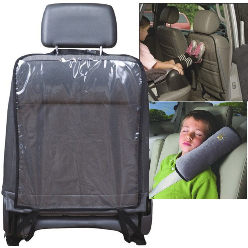 En Autostoel Kicking Mat Schouder Pad Cover Protector Harnas Voor Kinderen Auto Veiligheid