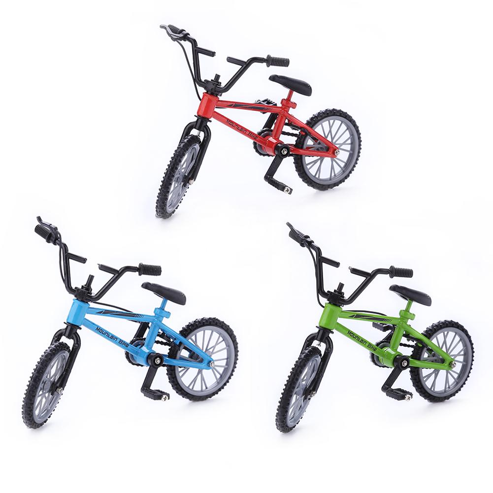 Mini Finger Mountain Bikes Mini Alloy Bicycle Simulation Mini Finger Bicycle Decompression Toy 11*8CM