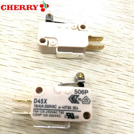Micro interrupteur CHERRY original D45X 16A court/long/poulie/poignée pliée 10A 250V: D45X Short Pulley H