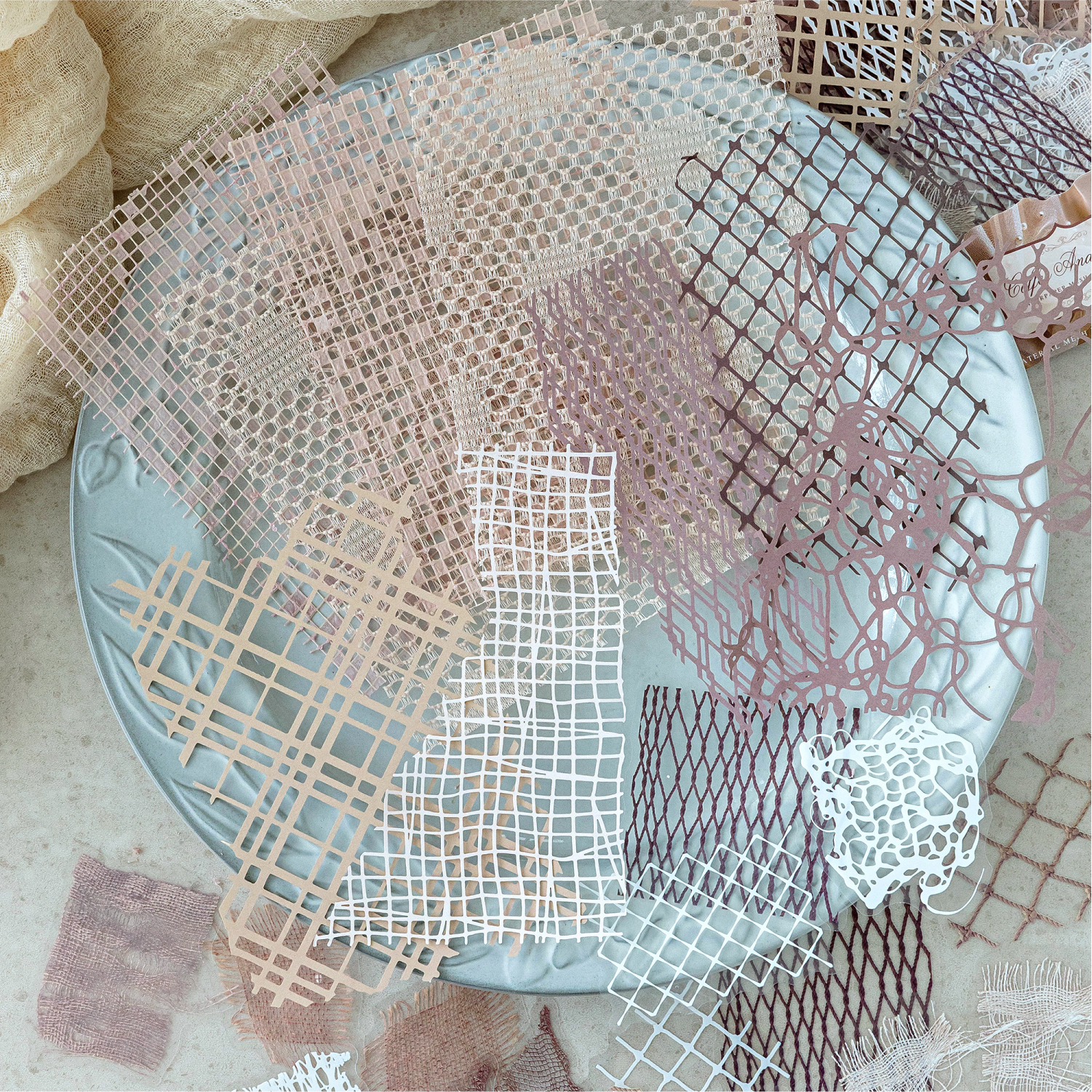 23 sheet Vintage Mixed Materials Materials paper Sticker Set Scrapbook DIY Photo Album Collage Journal Art paper