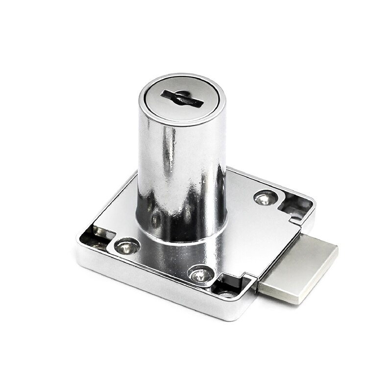 Drawer Locks with 2 Keys Cabinet Desk Drawer Lock Rolled Steel Furniture Hardware Cam Locks Square Tongue Drawer Lock