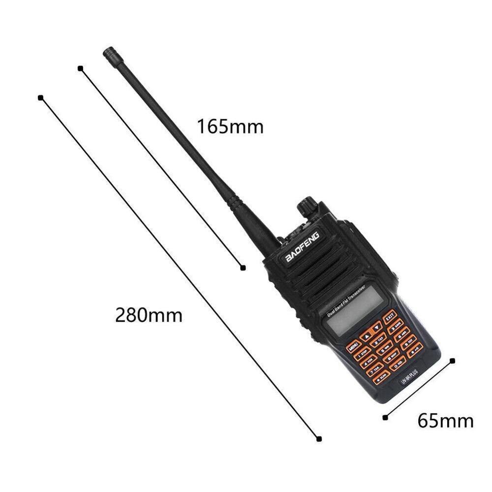Baofeng UV-9R Plus étanche IP57 talkie-walkie voie CB jambon haute portable km 1-15 deux longue portée de UV9R-ERA Radio V8C6