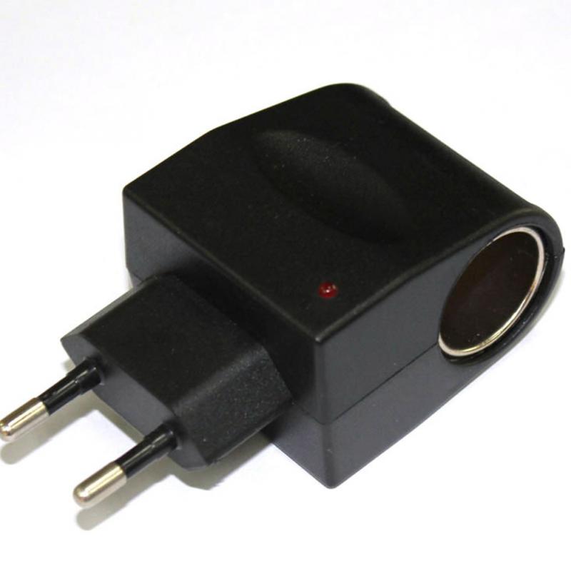 12V Household Car Charger Cigar Cigarette Lighter 110V-220V AC to 12V DC EU Car Power Adapter Converter