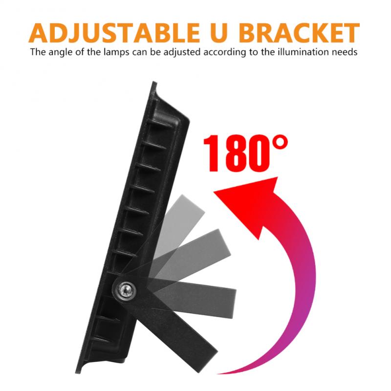 LED spotlight with sensor PIR Motion Sensor Floodlight For Outdoors 100W 50W 30W 20W 10W Wall Waterproof Lamps Garden Spotlights