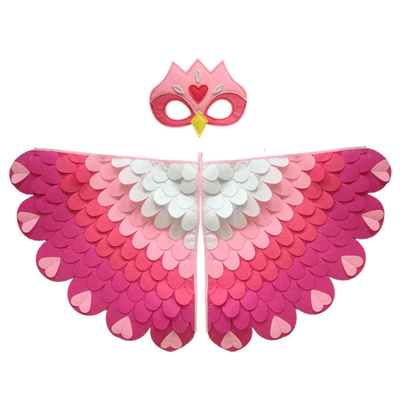 Disfraz de Halloween para niño y niña, traje de Halloween con ala de búho y pájaro con máscara, traje de Halloween para niño y niña, traje de Animal de lujo para niño pequeño, nuevos para niño