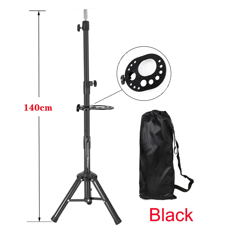 soporte para pelucas con bandeja para trípode para peluca, cabeza de lona para hacer peluca, cabeza de maniquí para exhibición de peluca, cabeza de muñeca para formación en peluquería: Naranja