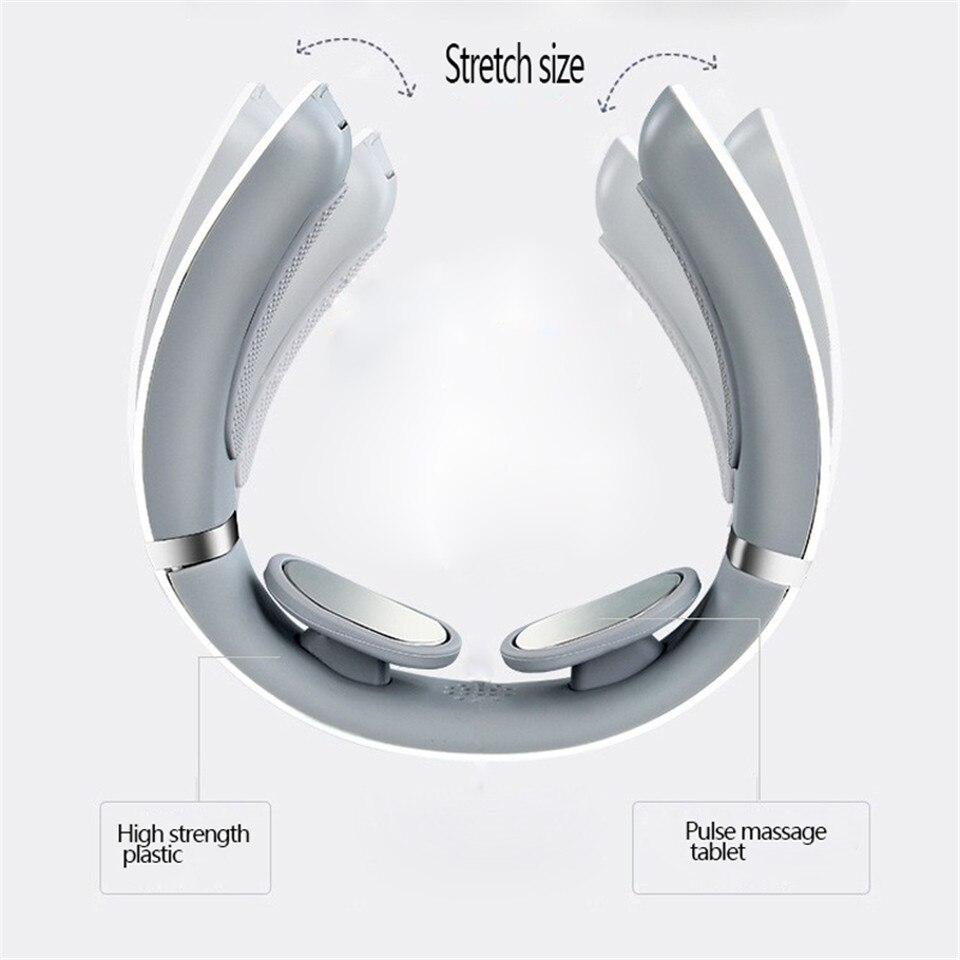 Electric Neck Massager Pain Relief Tool Health Care Relaxation Cervical Vertebra Physiotherapy