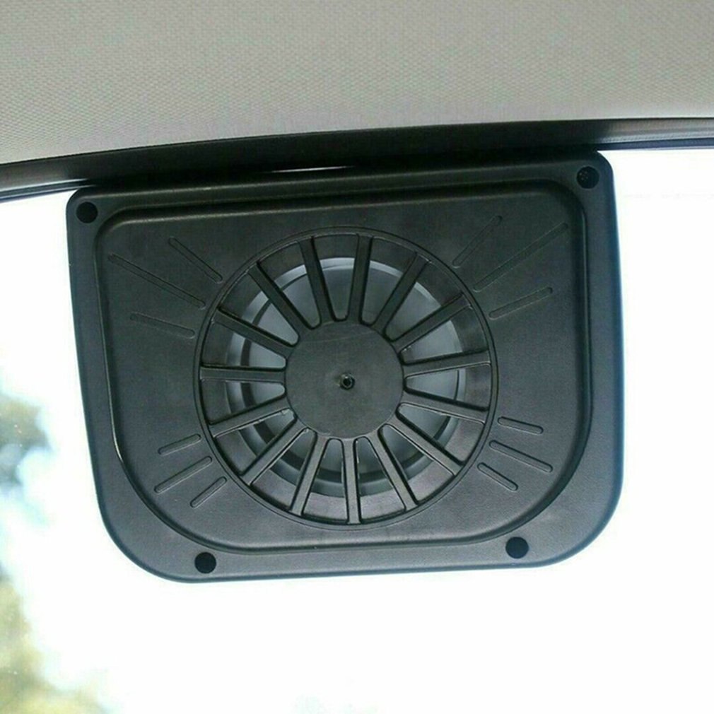 Mini Radiator For Vehicle-Mounted Solar Ventilation Exhaust Fan 2V Solar Powered Air Conditioner Car Window Air Vent Cooler