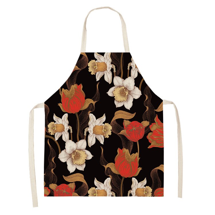 Retro Flower Kitchen Apron Series: WQ0129-14