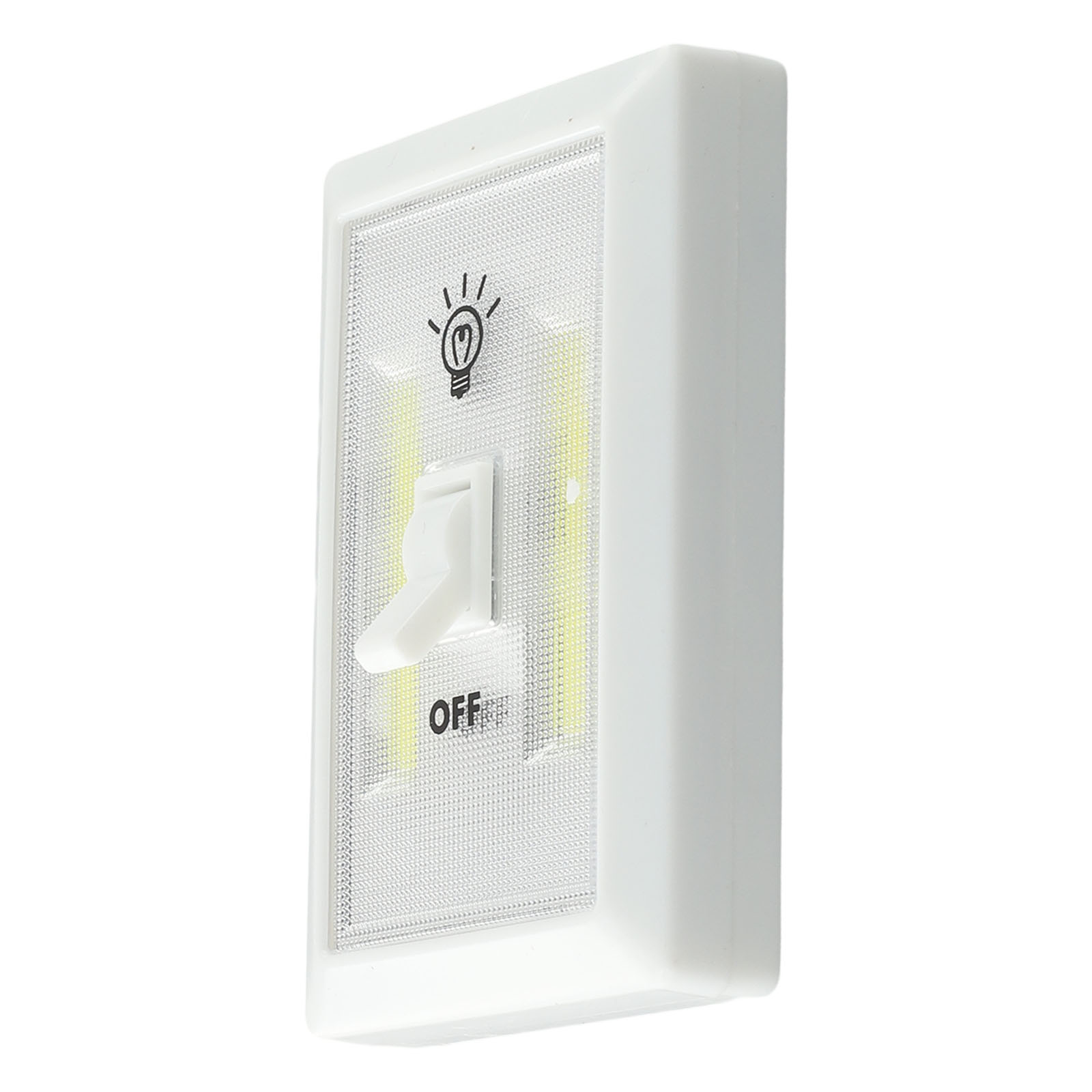 Lampe de garage à LED sans fil avec interrupteur marche/arrêt, éclairage à piles, panneaux Chi, hangars, plastique, mur, armoires