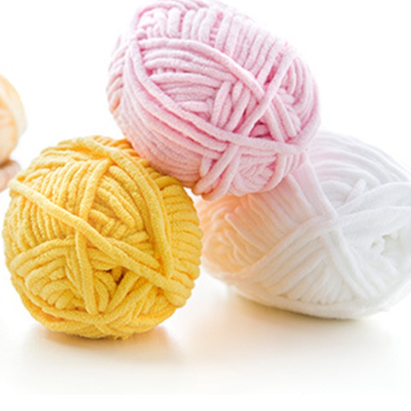 Polyester Handgemaakte Garen Huidvriendelijke Breien Garen Vrouwen Diy Shawl Sjaal Handschoen Deken Hoed Haak Draad Levert