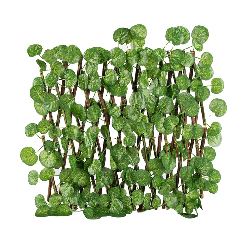 Outdoor Indoor Balcony Expanding Trellis Patio Retractable Fence Privacy Screen Garden Bucolic Panel Artificial Plant Yard
