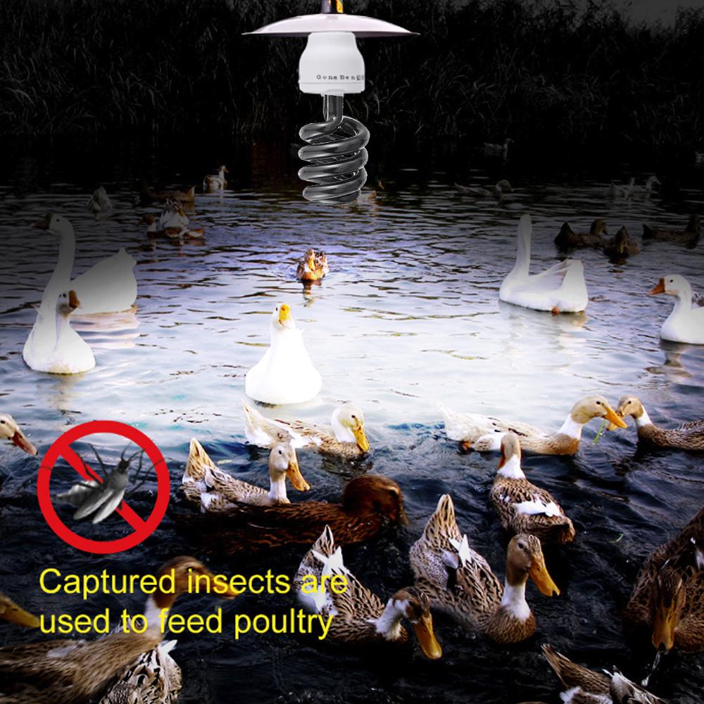 Fluorescent Lamp E27 Ultraviolet Light Bulb UV 40W Screw Energy Saving Bright CFL Blacklight