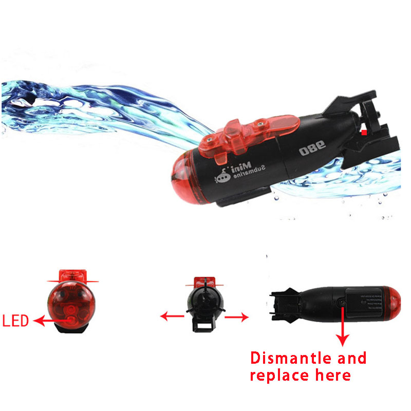 Mini Afstandsbediening Submarine Speelgoed Boot Model Afstandsbediening Boot kinderen Novel Onderwater Speelgoed