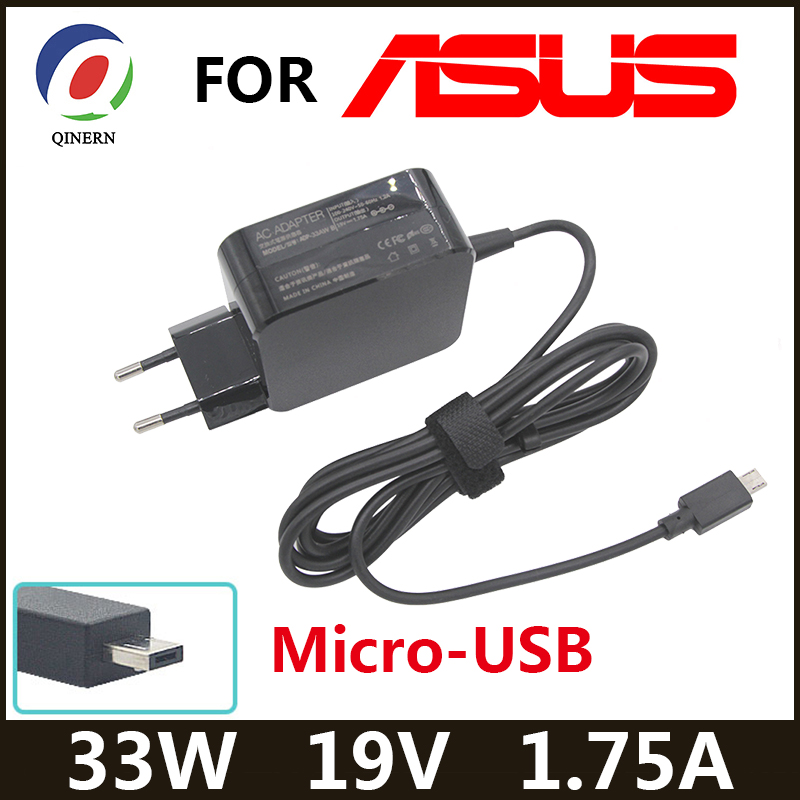 19V 1,75A 33W Micro-USB AC Laptop Adapter Ladegerät Für Asus Eeebook X205 X205T X205TA E202 E202SA E205SA EXA1206UH Netbook