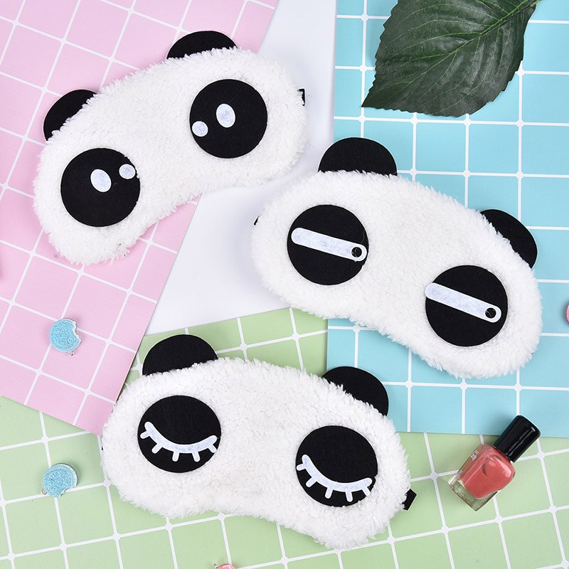 Gezondheidszorg Gereedschap Leuke Gezicht Wit Panda Oogmasker Slaapmasker Shading Slaap Katoen Goggles Eye Mask Eye Cover 3 Stijlen
