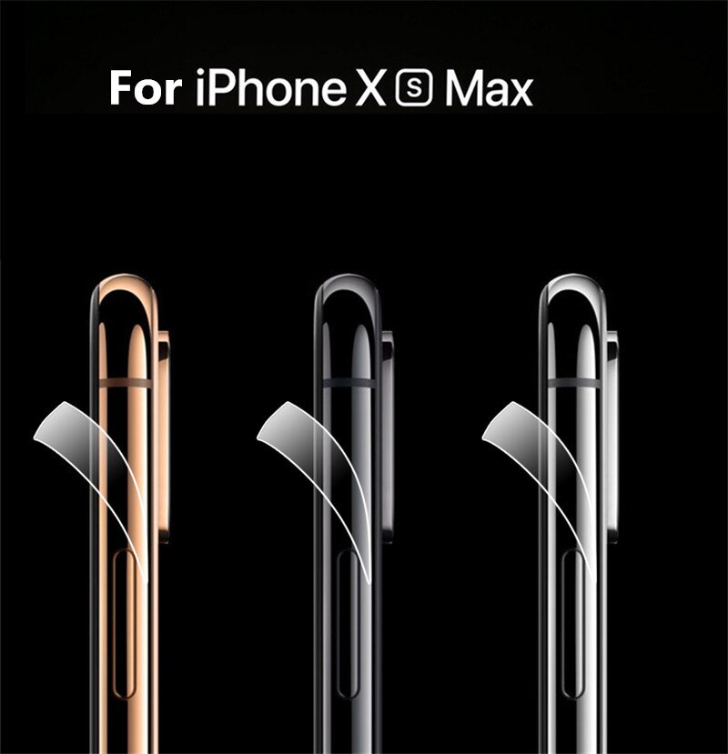 Ultra-dunne Mobiele Telefoon Kant Film Voor iPhone 8 XR XS MAX Transparante Velg Beschermfolie Voor iPhone 11 pro MAX Ijs Film Sticker
