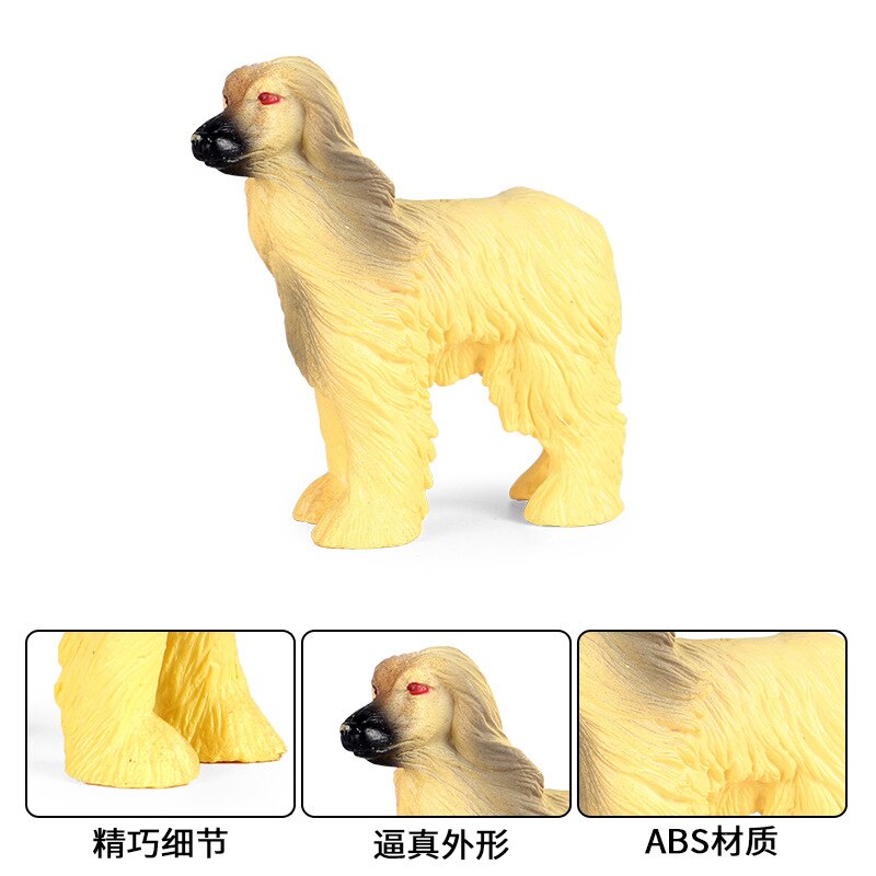 Children toy Static solid simulation animal dog model German shepherd Pomeranian pet dog car decoration ornaments