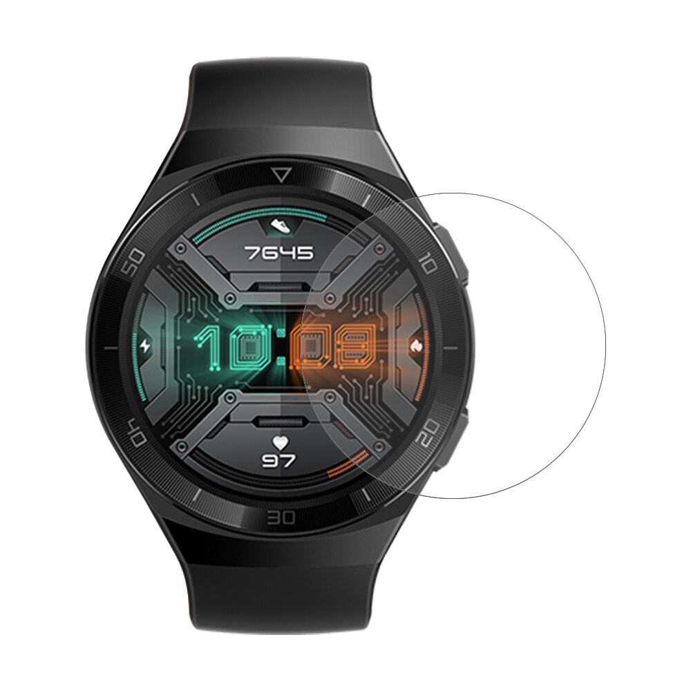 Skärmskydd för huawei watch  gt 2e gt2e smart watch 9h 2.5d genomskinlig hd härdad glasfilm
