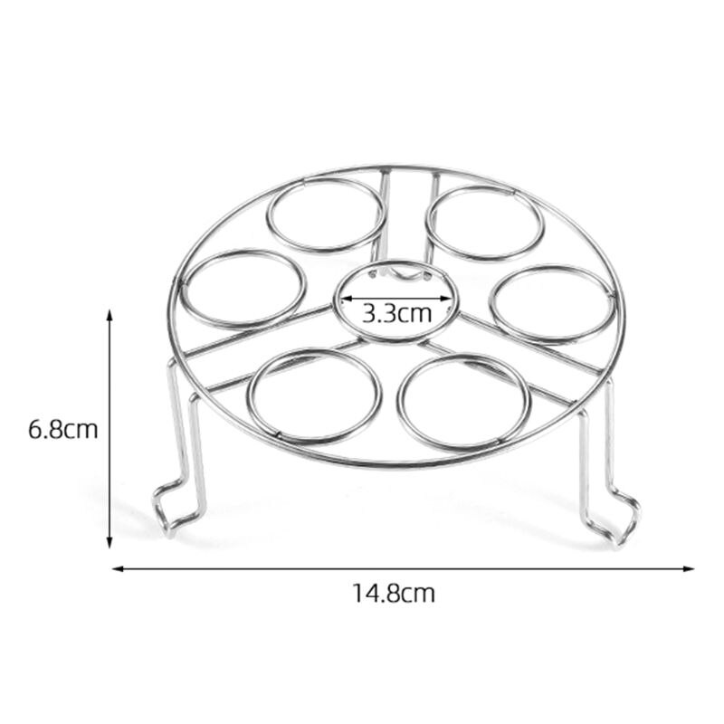 Stainless Steel Egg Steam Rack Steamer Shelf Stand Multi Function Steaming Tray for Electric Pressure Cooker: 1