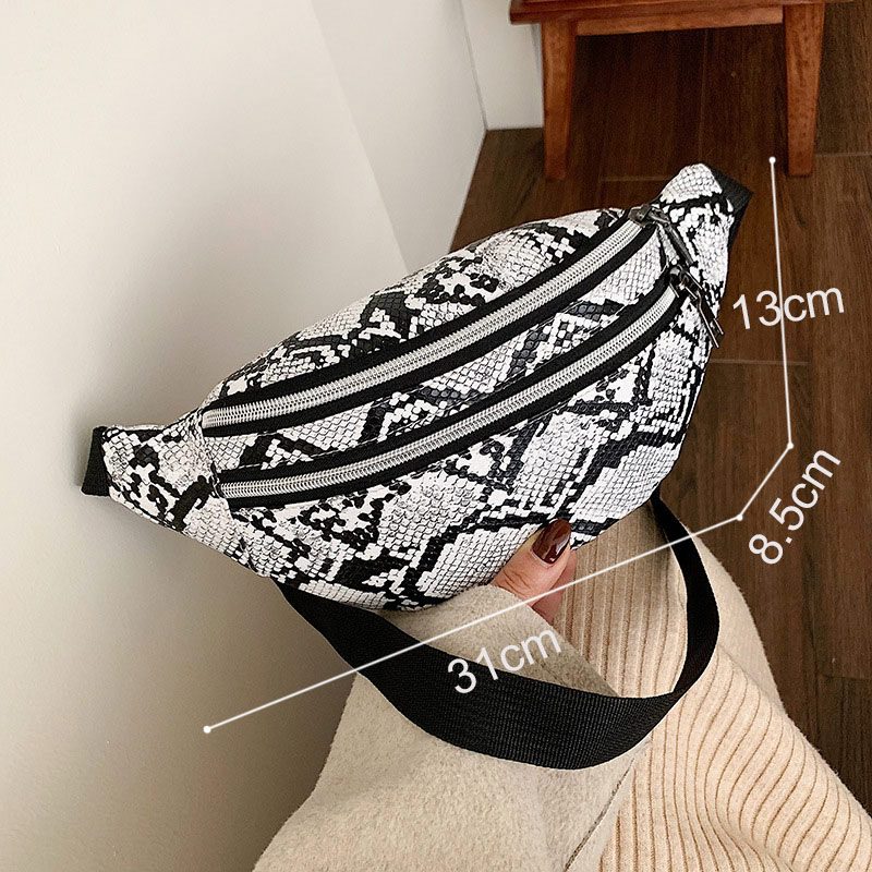 GLRSBUTY Serpentin Taille Tasche Frauen fanny Pack PU Reise Partei Hüfte miserabel Tasche Damen Gürtel Tasche Tasche Geldbörse für telefon Karte