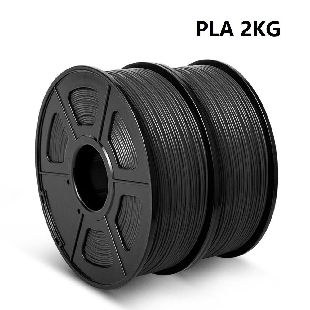 PLA PETG Filament 3D Printing 1.75mm 1KG/2.2lb For Ender 3D Printer Free Fast Support Bulk Order: PLA-BK-2KG