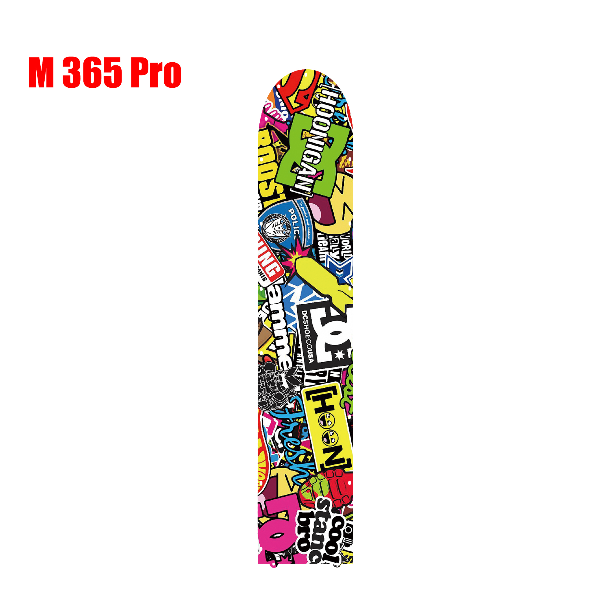 For Xiaomi M365 Pro Electric Scooter Battery Stainless Steel Floor Waterproof Cover Colorful Inkjet Chassis Armor Accessories: 8