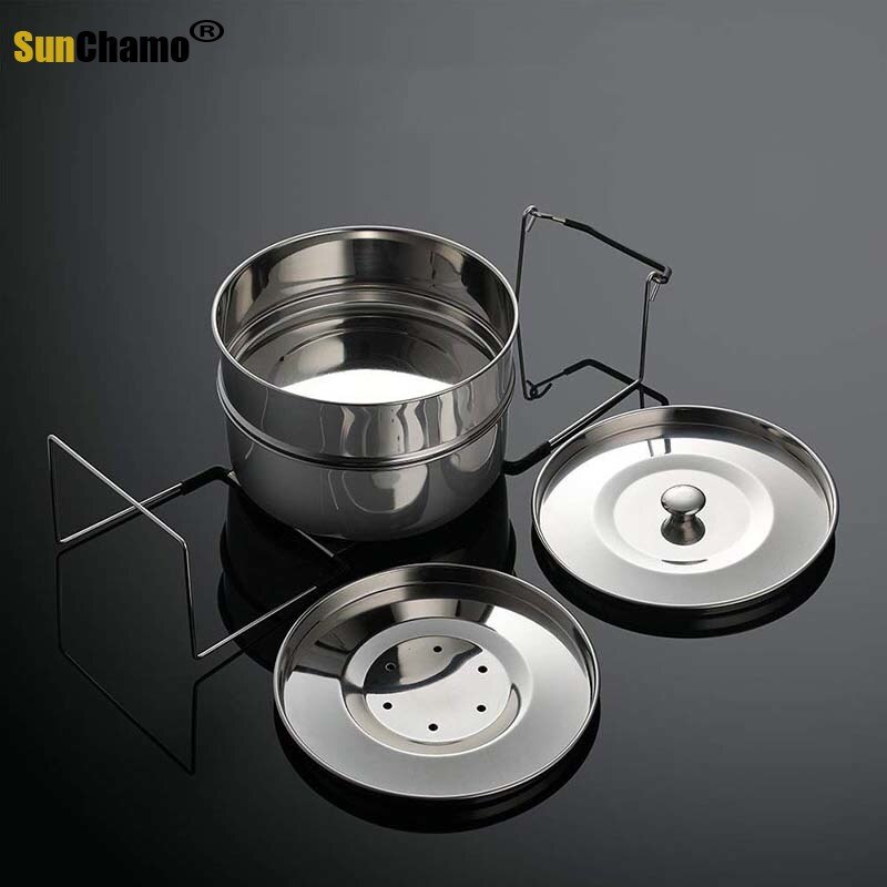 304 Stackable Stainless Steel Pressure Cooker Plug-in Cookware Peripheral Accessories Food Grid Stainless Steel Steamer