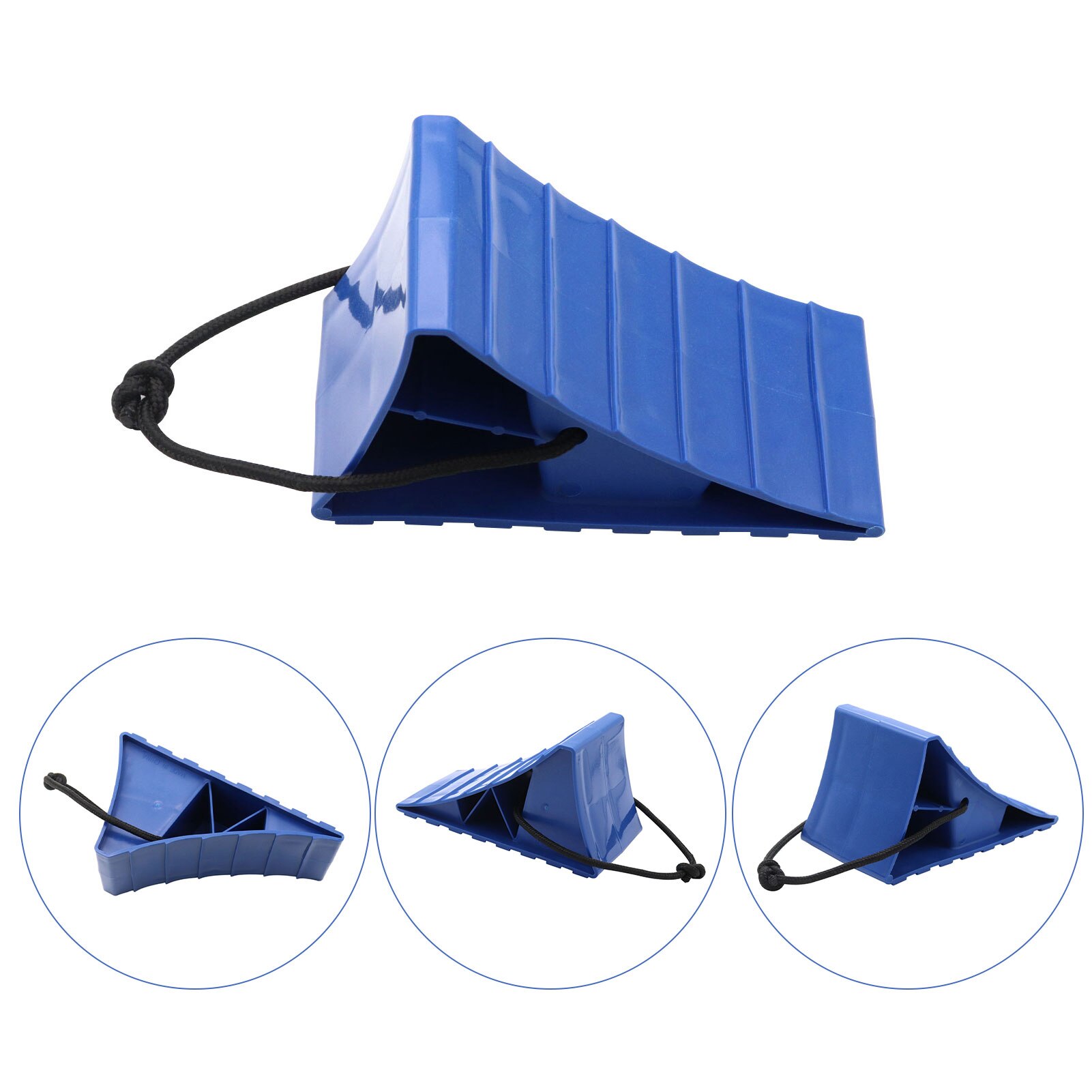 2Stck Unterlegkeil Anti-Schleudern Fahrzeug Auto Lkw Rad Reifen Keil halt Block Rad Stopper Gummi Dreieck Holz Stopper