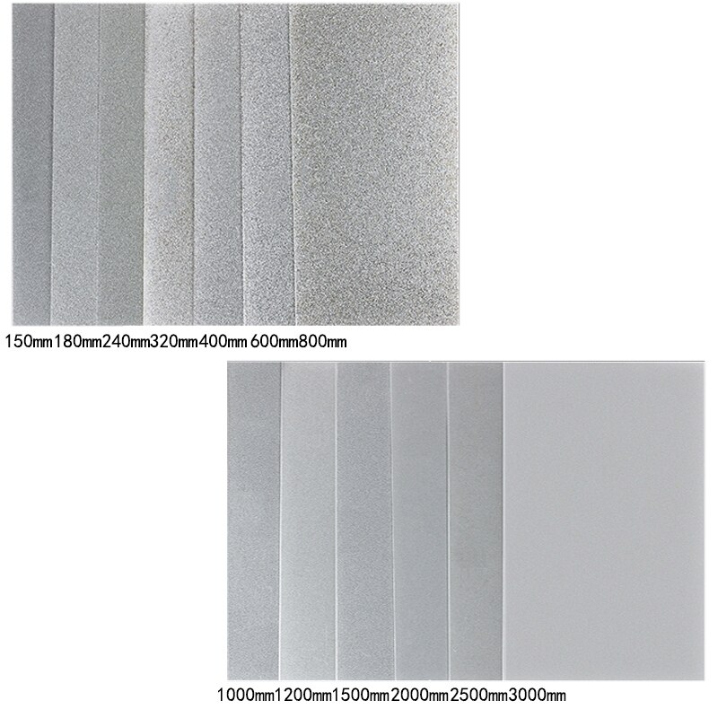 180/240/320/400/600/800/150/1000/1200/1500/ 2000/2500/3000 Wetstenen Diamant Plaat Slijpsteen Diamant Slijper Card