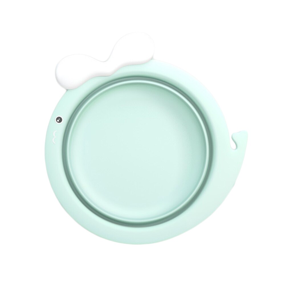 Faltbare Baby Badewanne Reise Tragbare Baby Becken Umweltfreundliche Sichere freundlicher Neugeborenen Verdicken faltbare Waschen Gesicht Fuß Arsch Becken: Grün