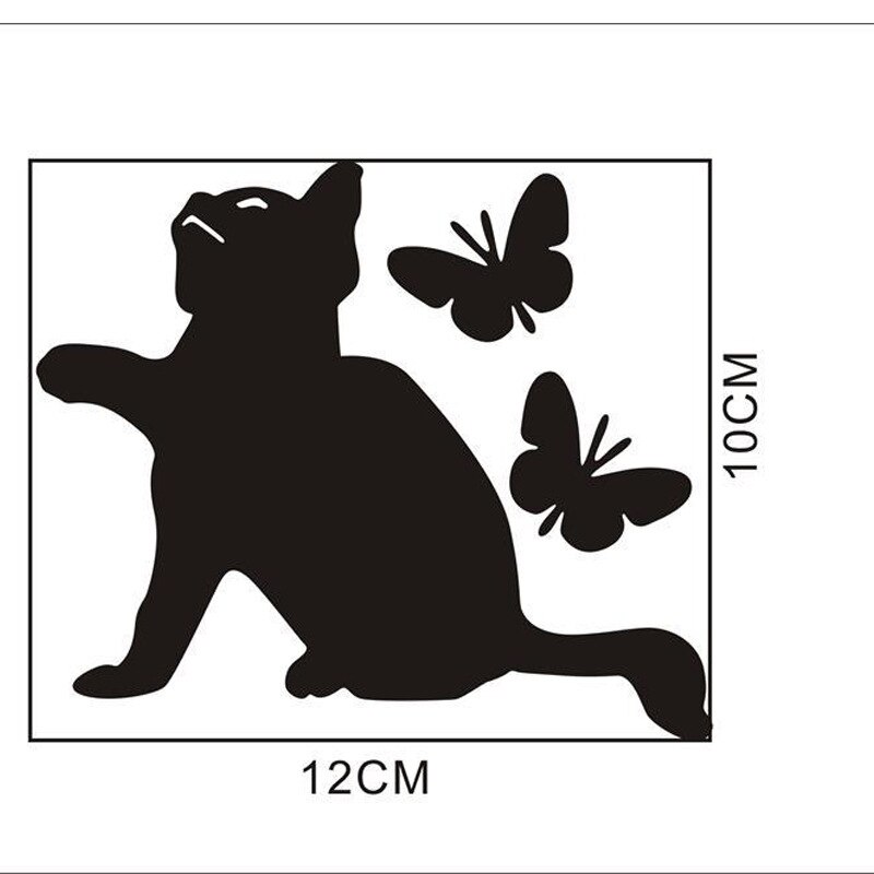 Kattbrytare klistermärke djurrum fönster väggdekoration switch väggdekal klistermärke sovrum dekoration väggdekor barnrum