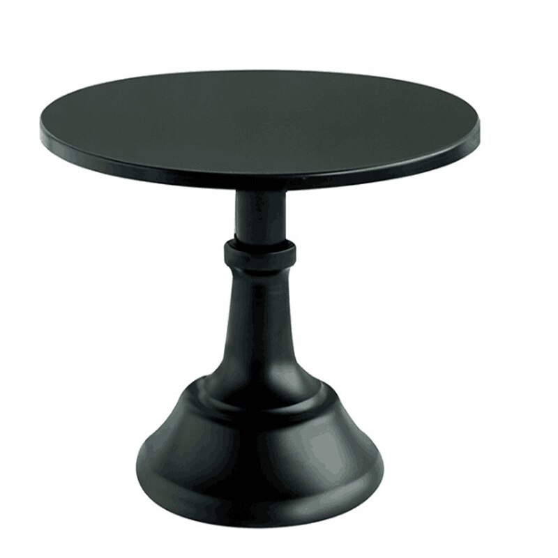 Wrought Iron Cake Stand Home Party Dessert Display Stand Wedding Decoration Wrought Iron Birthday Cake Tray Fruit Dessert Tray: black / 12 inches