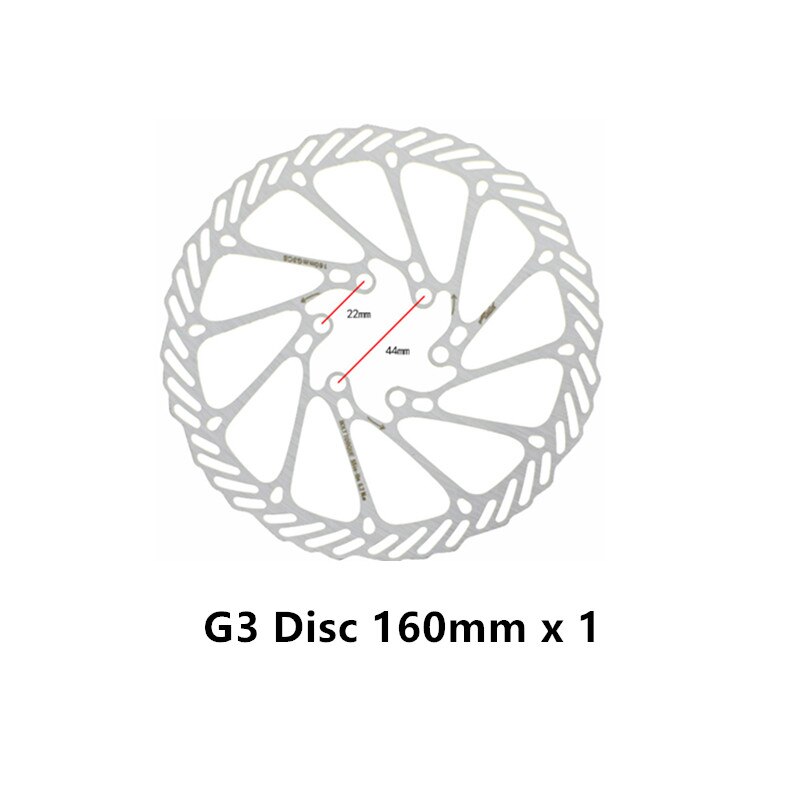 AKANTOR MTB bicycle hydraulic disc brake caliper retrofit kit disc brake beyond BR-MT200 added G3/HS1 160mm disc brand original: Only G3 Disc x 1