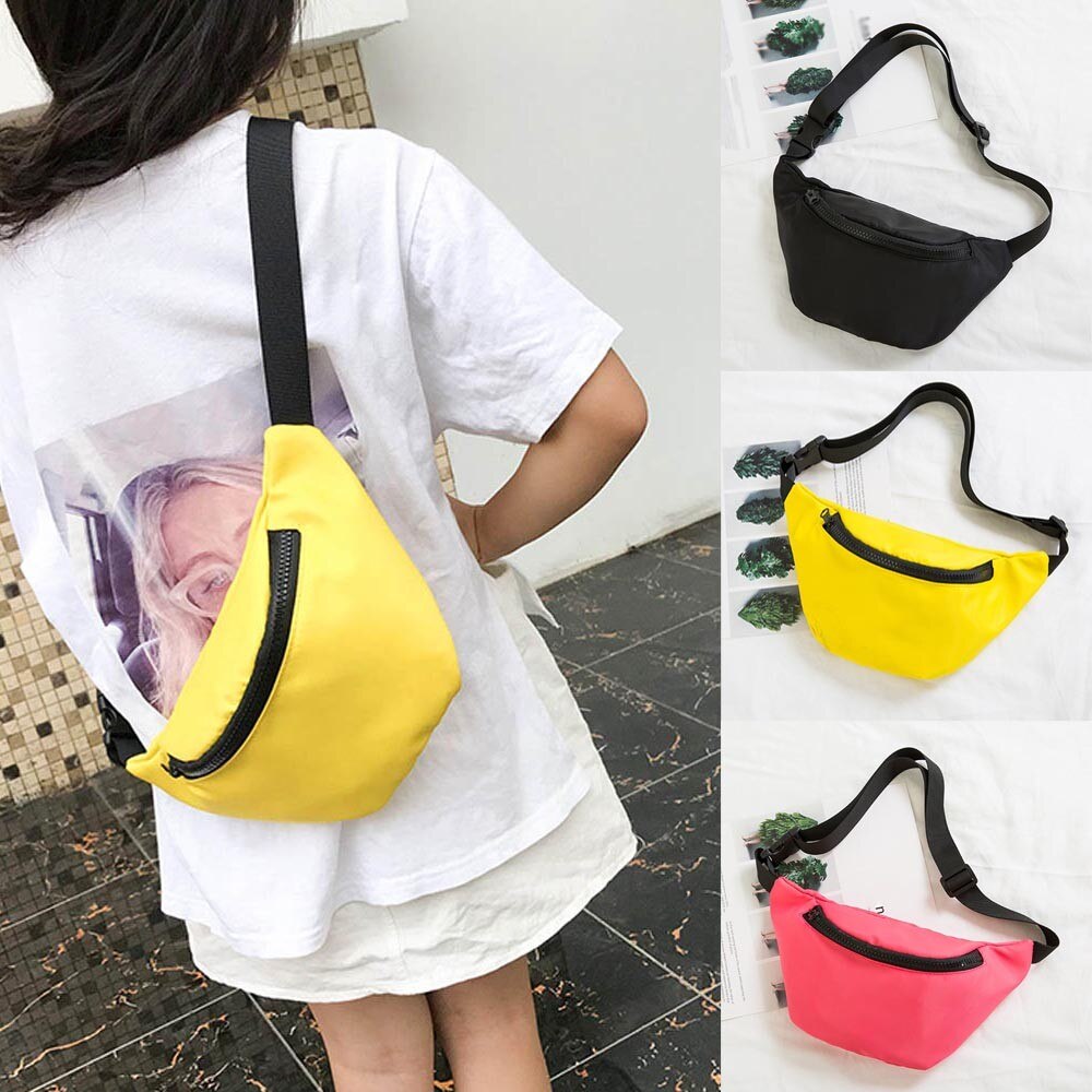 Taille Packs Kinderen Fanny Pack Belt Bag Phone Pouch Tassen Reizen Taille Pack Kleine Bum Bag Nylon Pouch # LR1