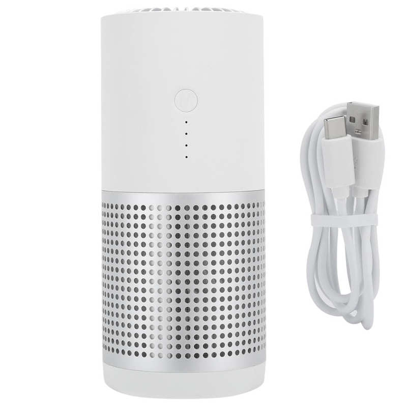 Purificador de ar do carro mais limpo íon negativo usb mini difusor de ar automático umidificador acessório do carro: White