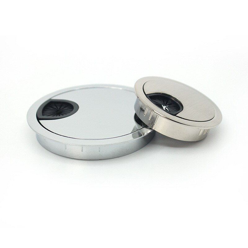 KK & FING-Cubierta de orificio para Cable de escritorio, Base de 50-80MM, ojal para mesa de escritorio de ordenador, puerto de Cable, cubierta de orificio para Cable, herrajes para muebles, 1 ud.