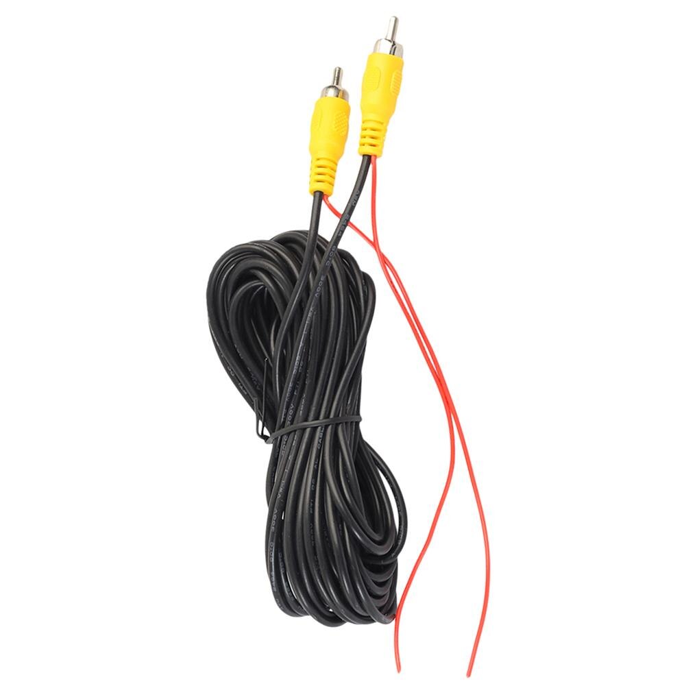 6m Car RCA CAR Reverse Rear View Parking Camera Video Cable With Video Trigger Wire Connecting Car Parking Rearview Monitor