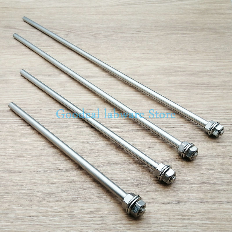 1pcs DIA 50mm to 180mm Stainless Steel Saw Tooth Type Dispersion Stirring Disk with Diversion Hole, Lab Stirrer Rod with Nut